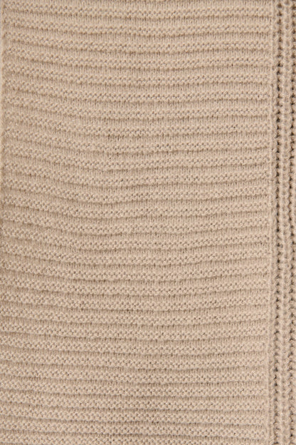 Adina Knit Cardigan In Taupe Wool Blend