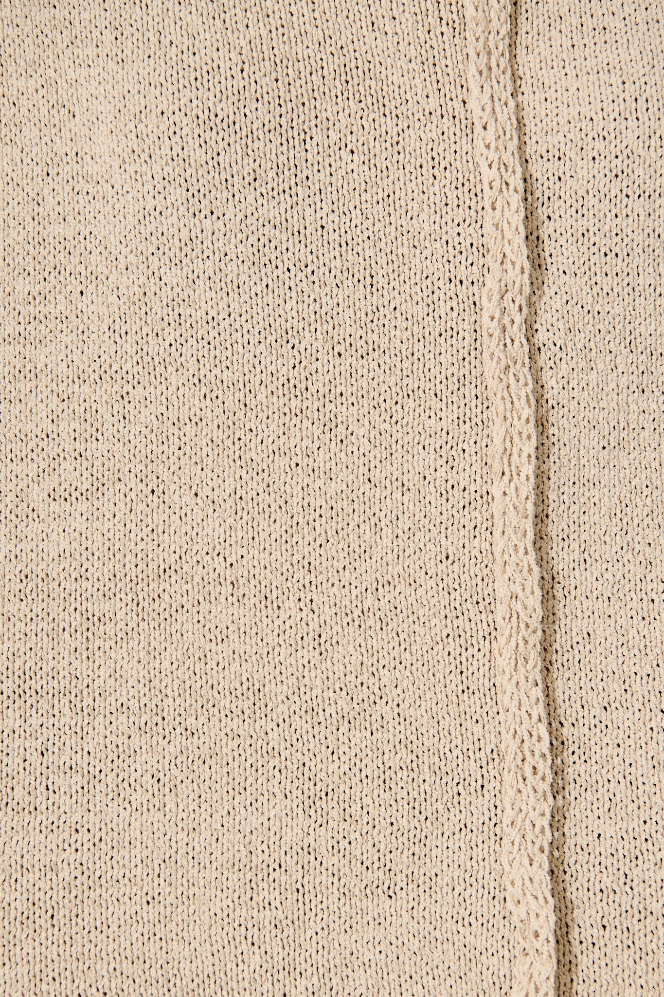 Vancouver Knit in Beige Cotton Blend