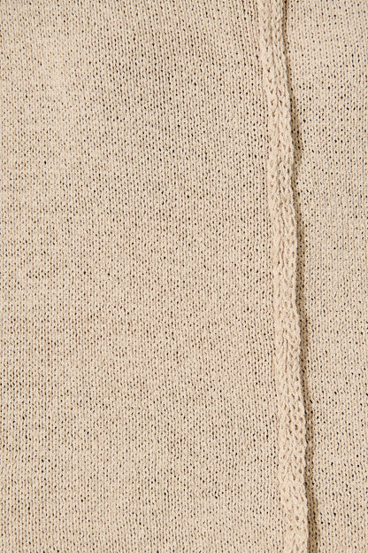 Vancouver Knit in Beige Cotton Blend