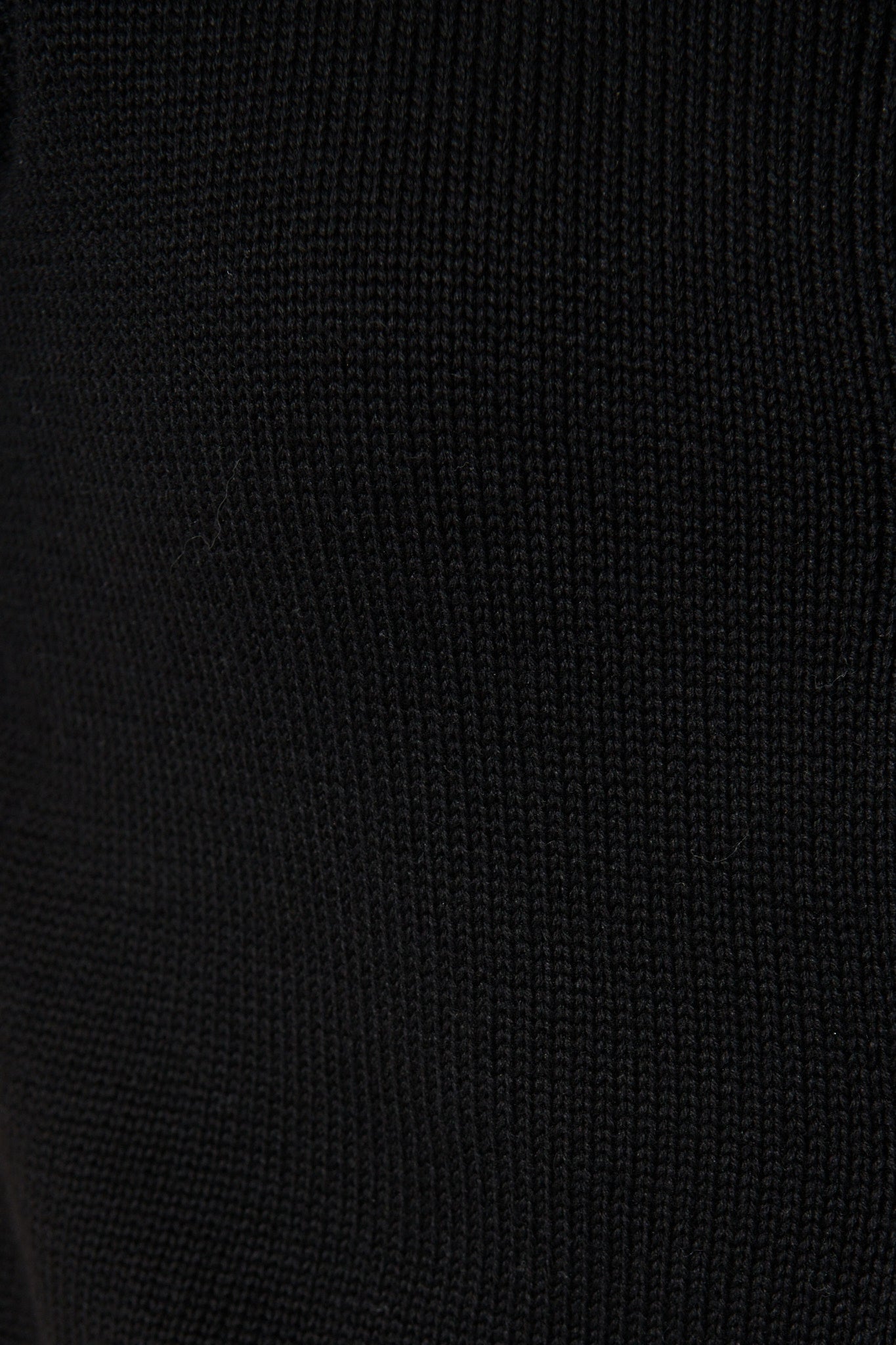 Jasmina Knit Cardigan in Black Cotton Blend