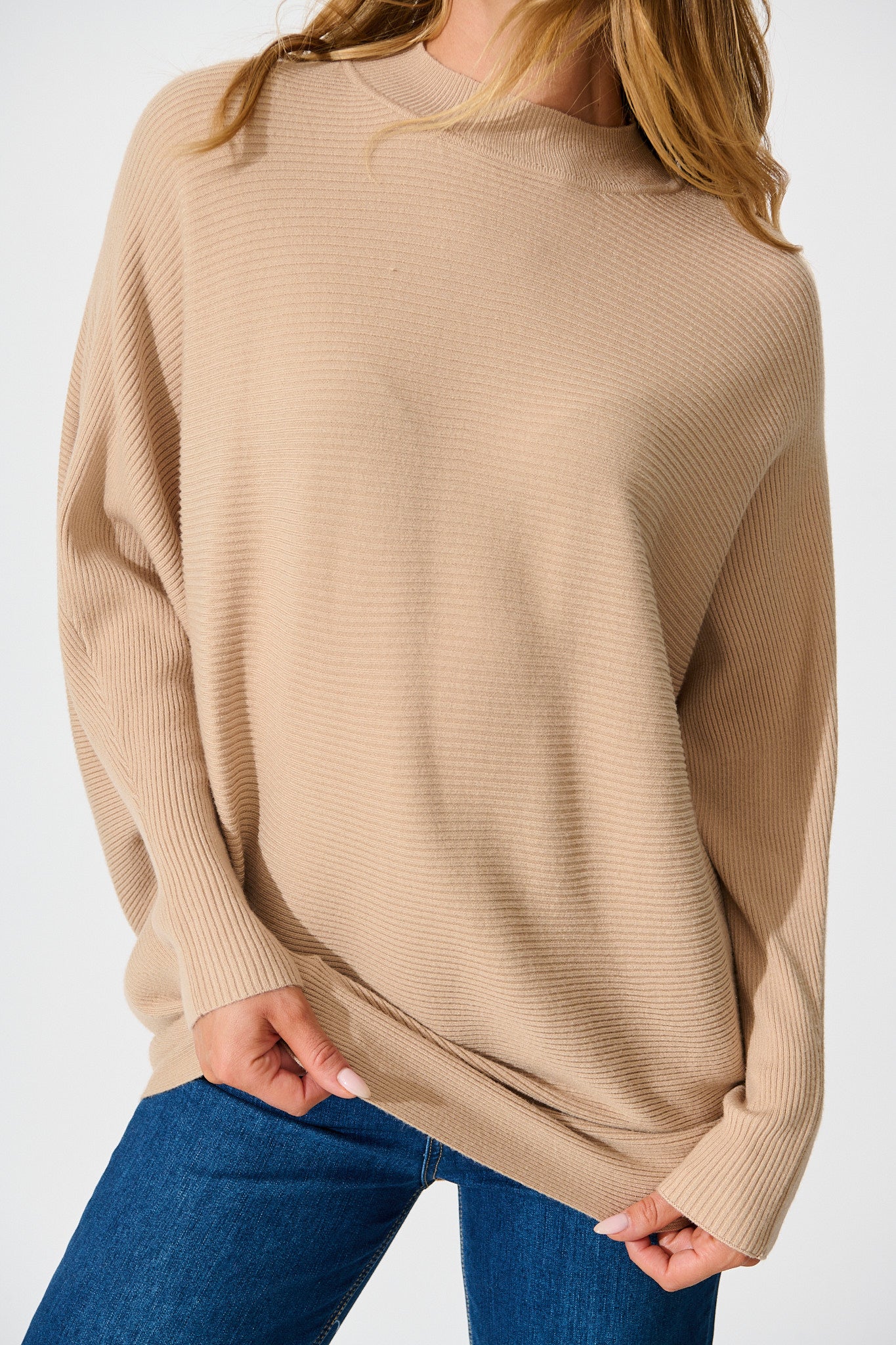 Faye Knit in Beige