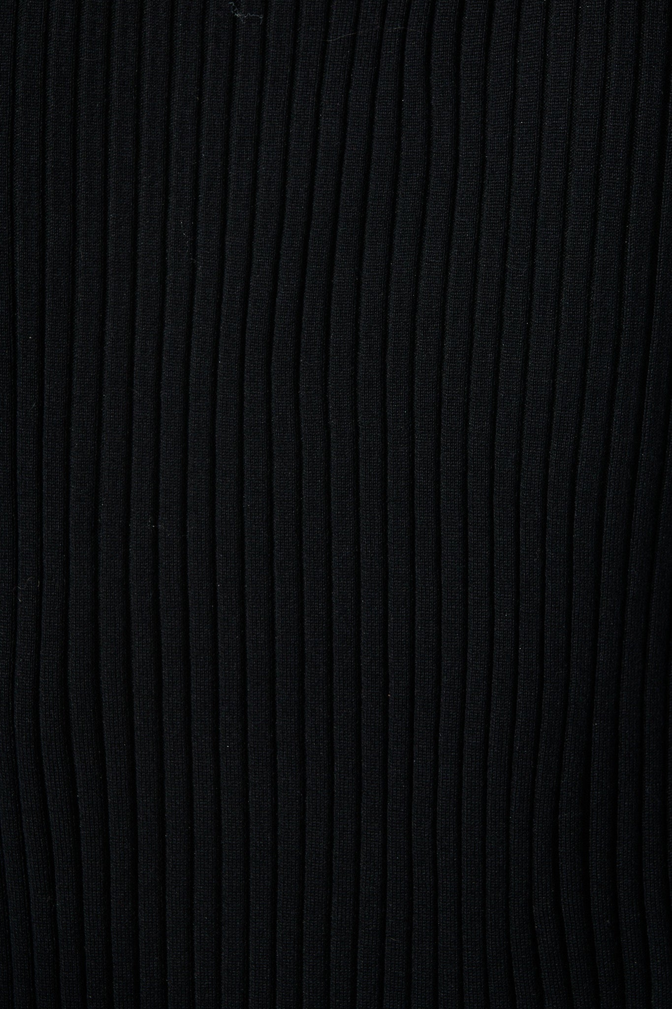 Centrepiece Midi Knit Dress in Black