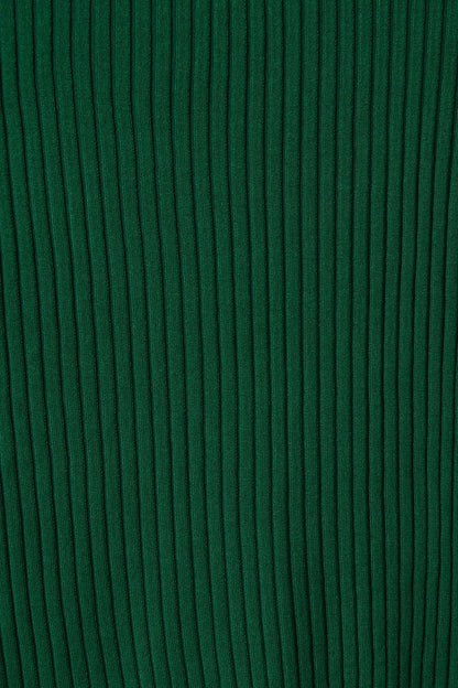 Centrepiece Midi Knit Dress in Green