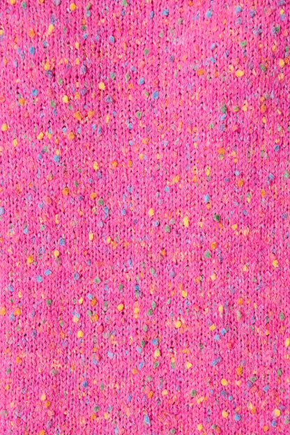Emilia Knit in Pink Multi Wool Blend