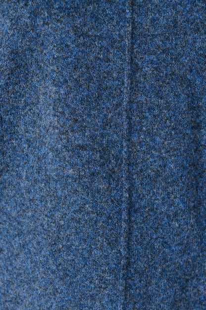 Jennifer Knit in Blue Marle Wool Blend