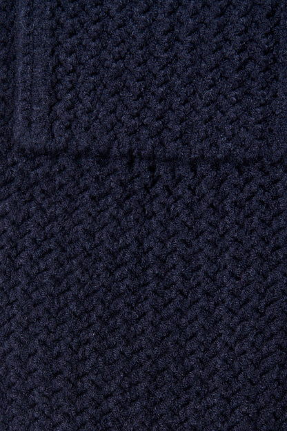 Jodi Knit Cardigan in Navy Wool Blend