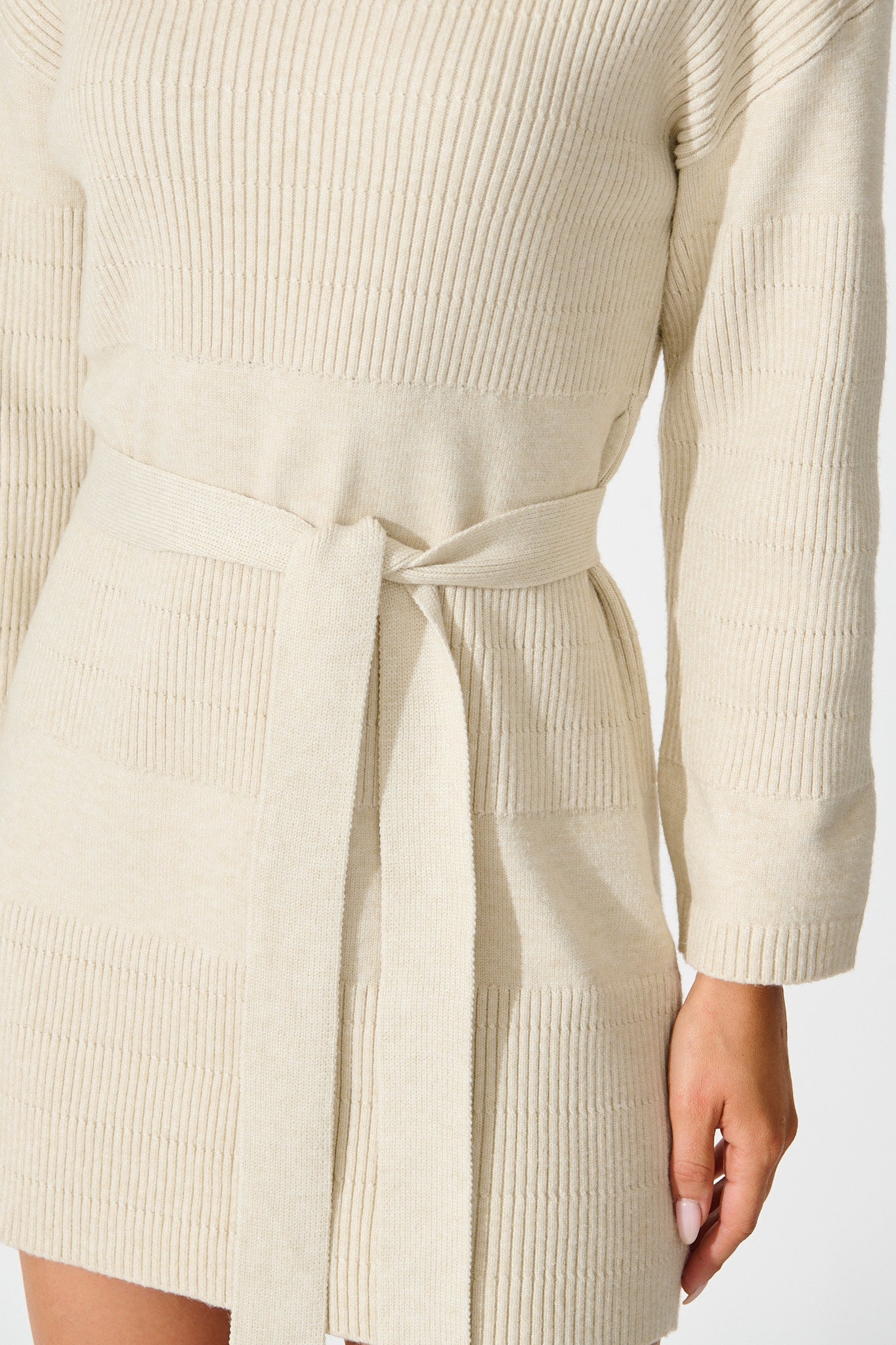 Dune Knit Dress in Oatmeal