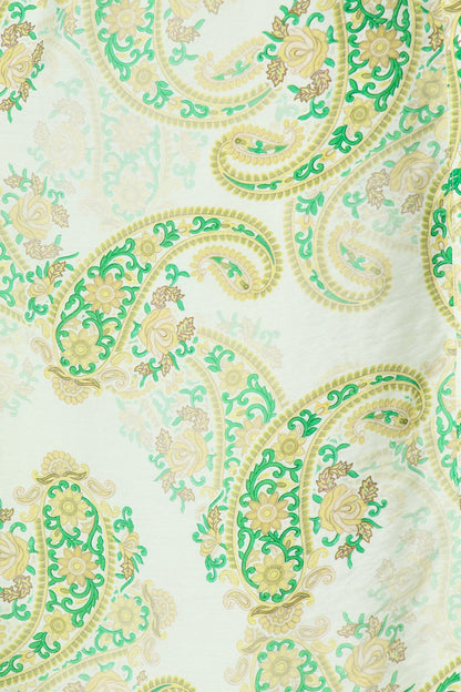 Jordan Midi Dress in Green with Multi Print