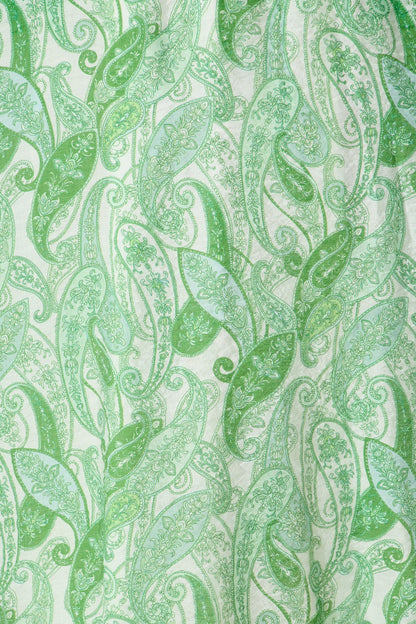 Ayden Dress in Green with Multi Print