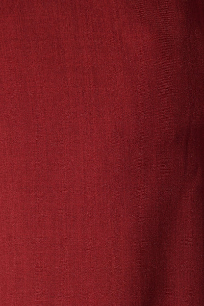 Office Talk Pant in Wine