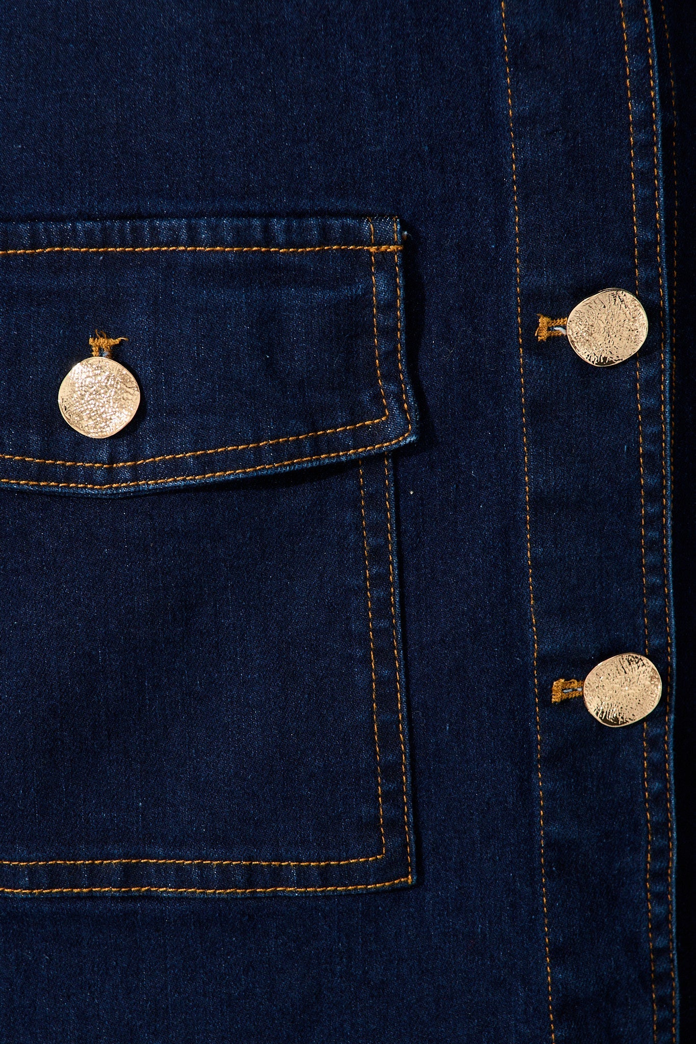 Jayden Jacket in Dark Blue Denim