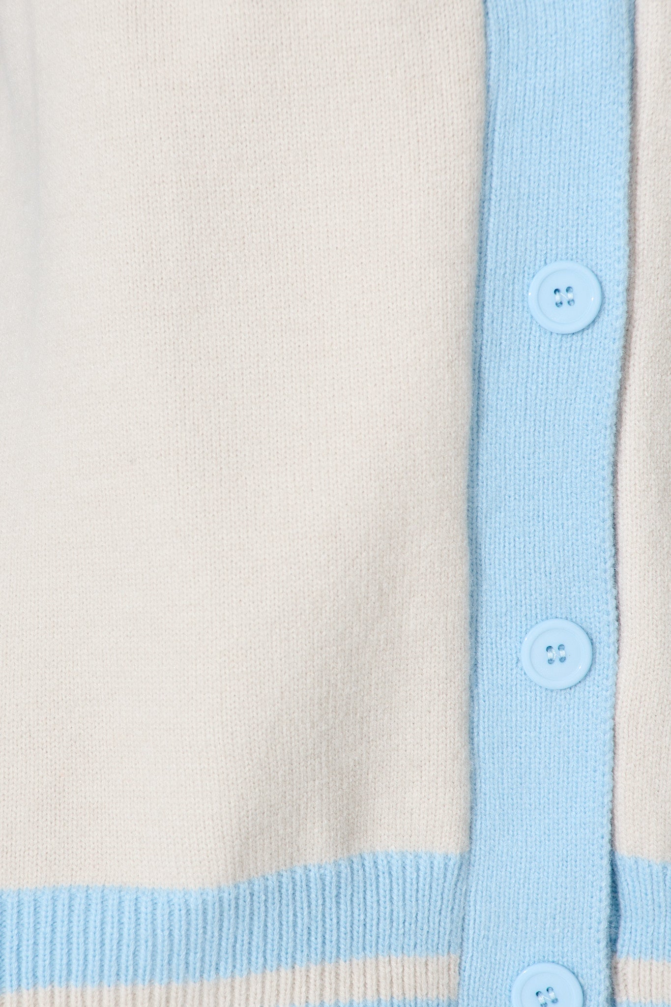 Dina Knit Cardigan In Blue Multi Wool Blend