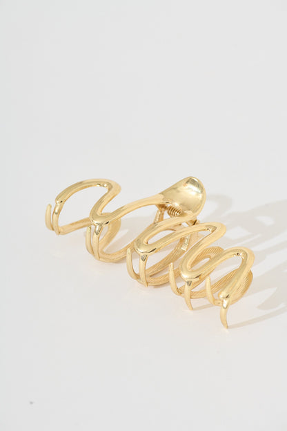 Alanis Hair Claw in Gold