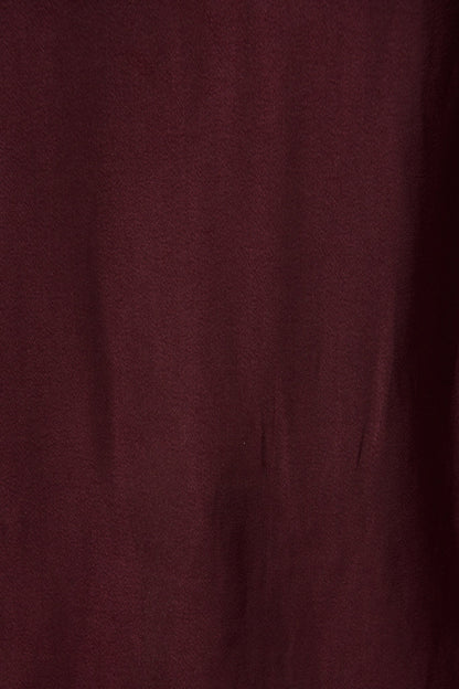 Pristine Top in Wine Satin