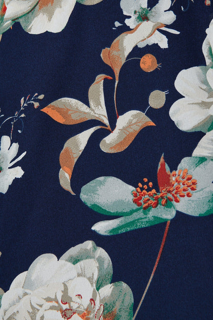 Brielle Top in Navy Floral