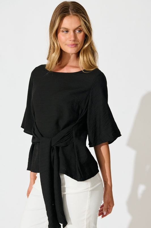 Rhapsody Top in Black