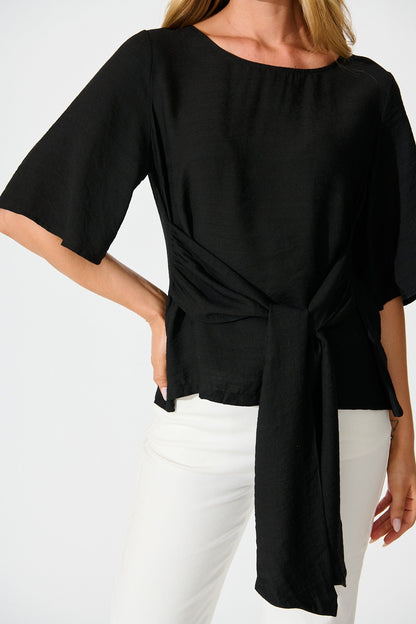 Rhapsody Top in Black