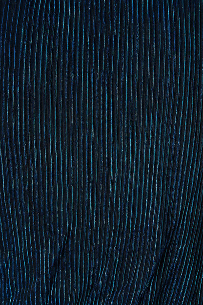 Whisked Away Top in Blue Lurex