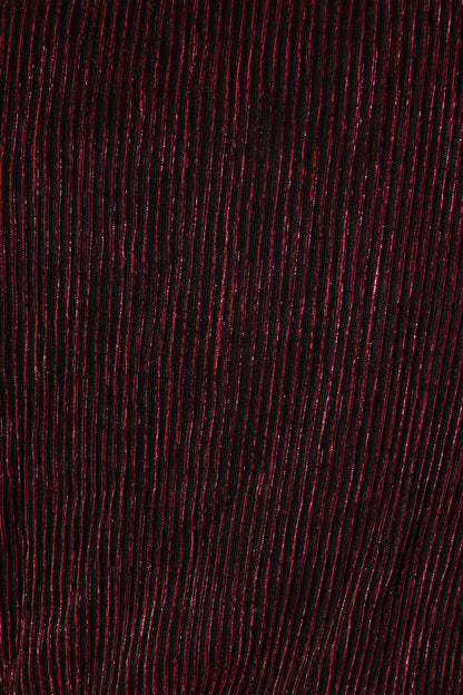 Whisked Away Top in Wine Lurex