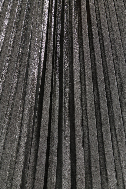 Milani Maxi Pleat Skirt in Silver