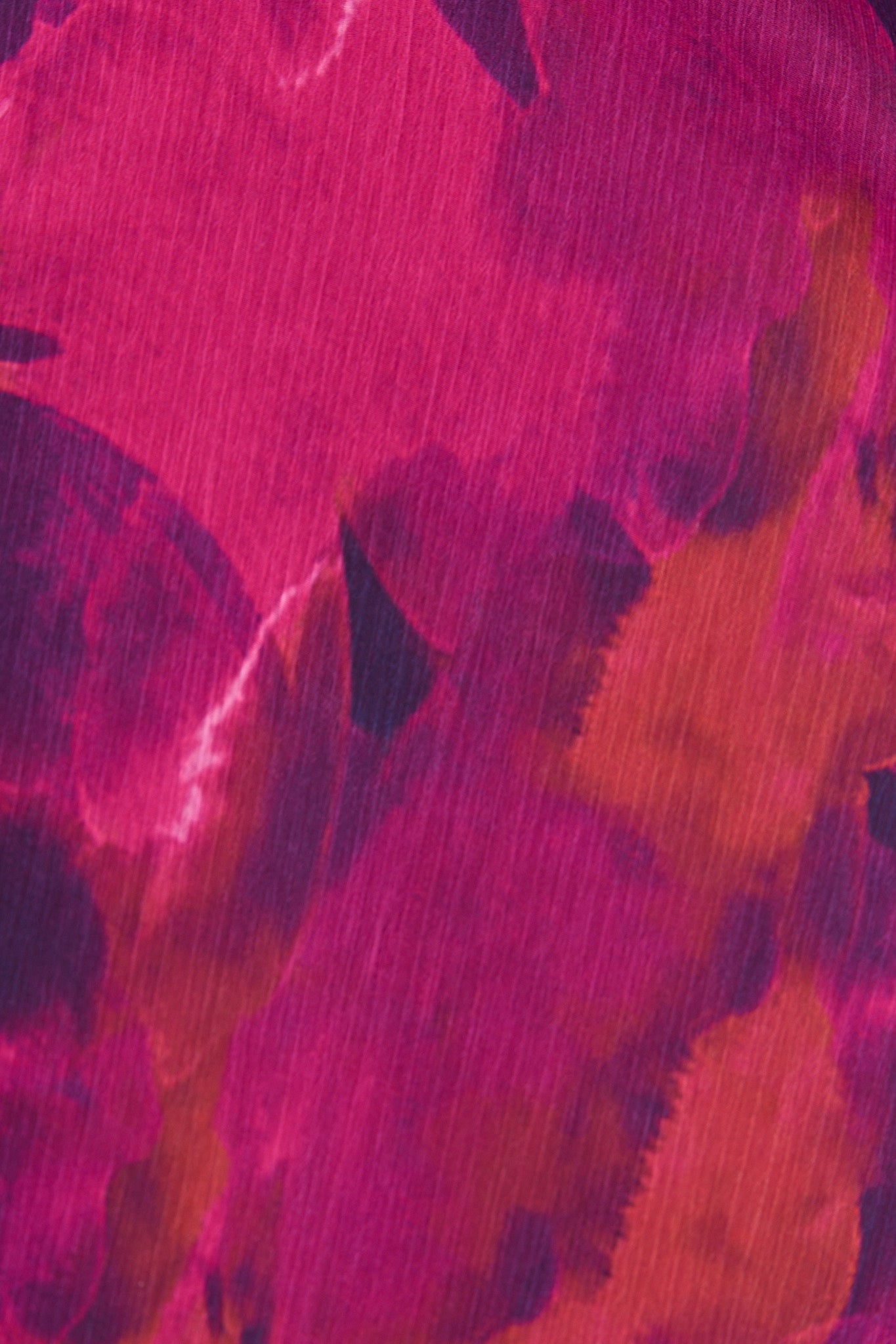 Melina Top in Purple Watercolour Chiffon