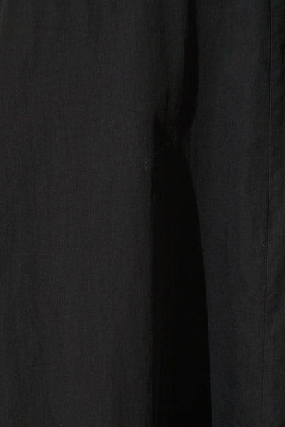 Dusk to Dawn Maxi Skirt in Black Cotton