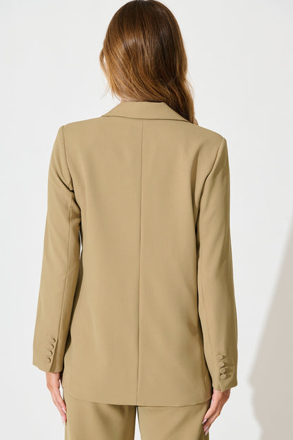 Ariana Blazer in Camel