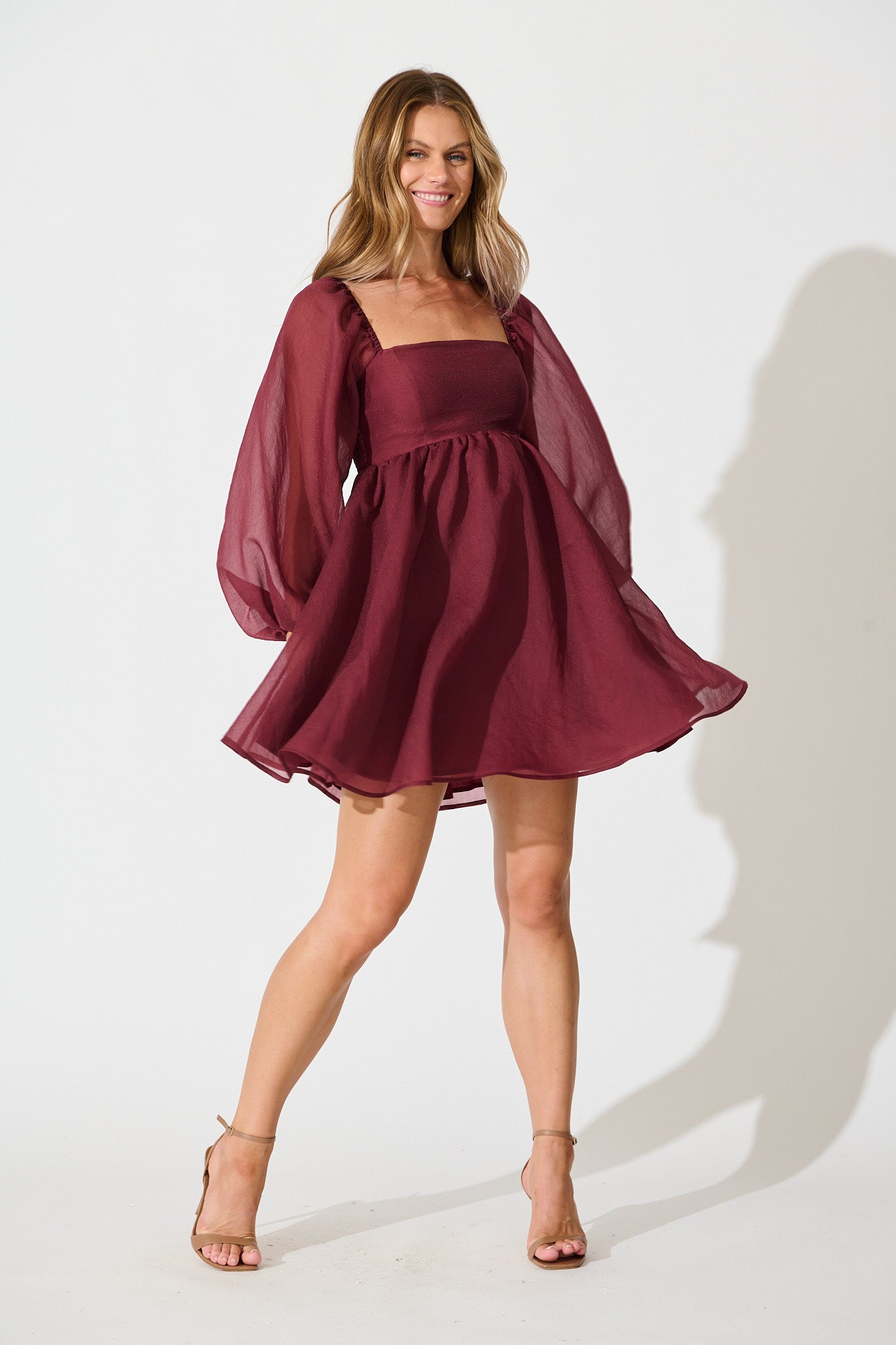 Seduction Dress in Wine