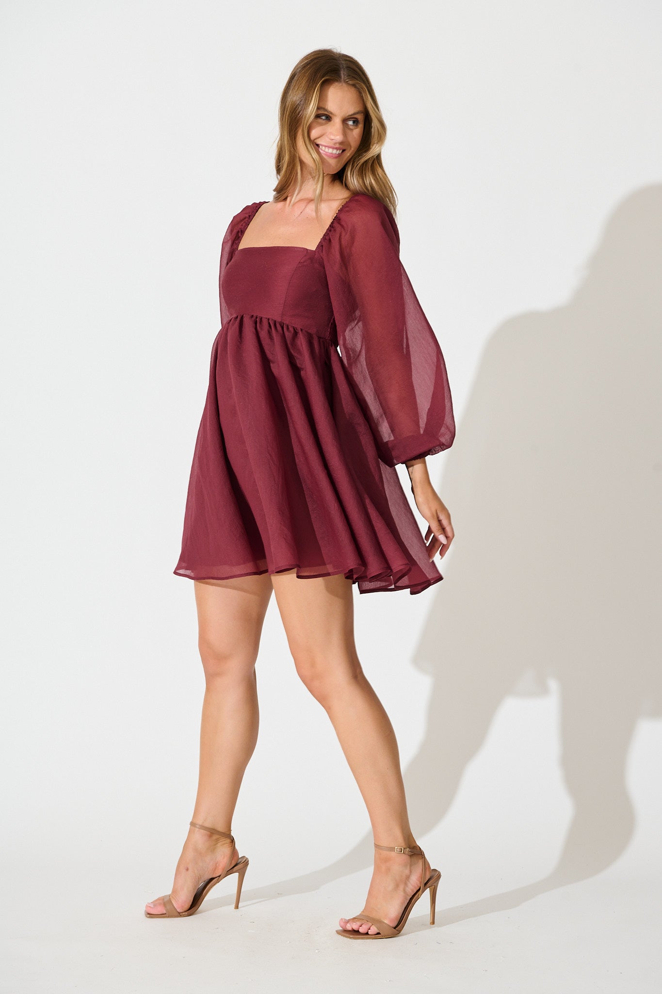Seduction Dress in Wine