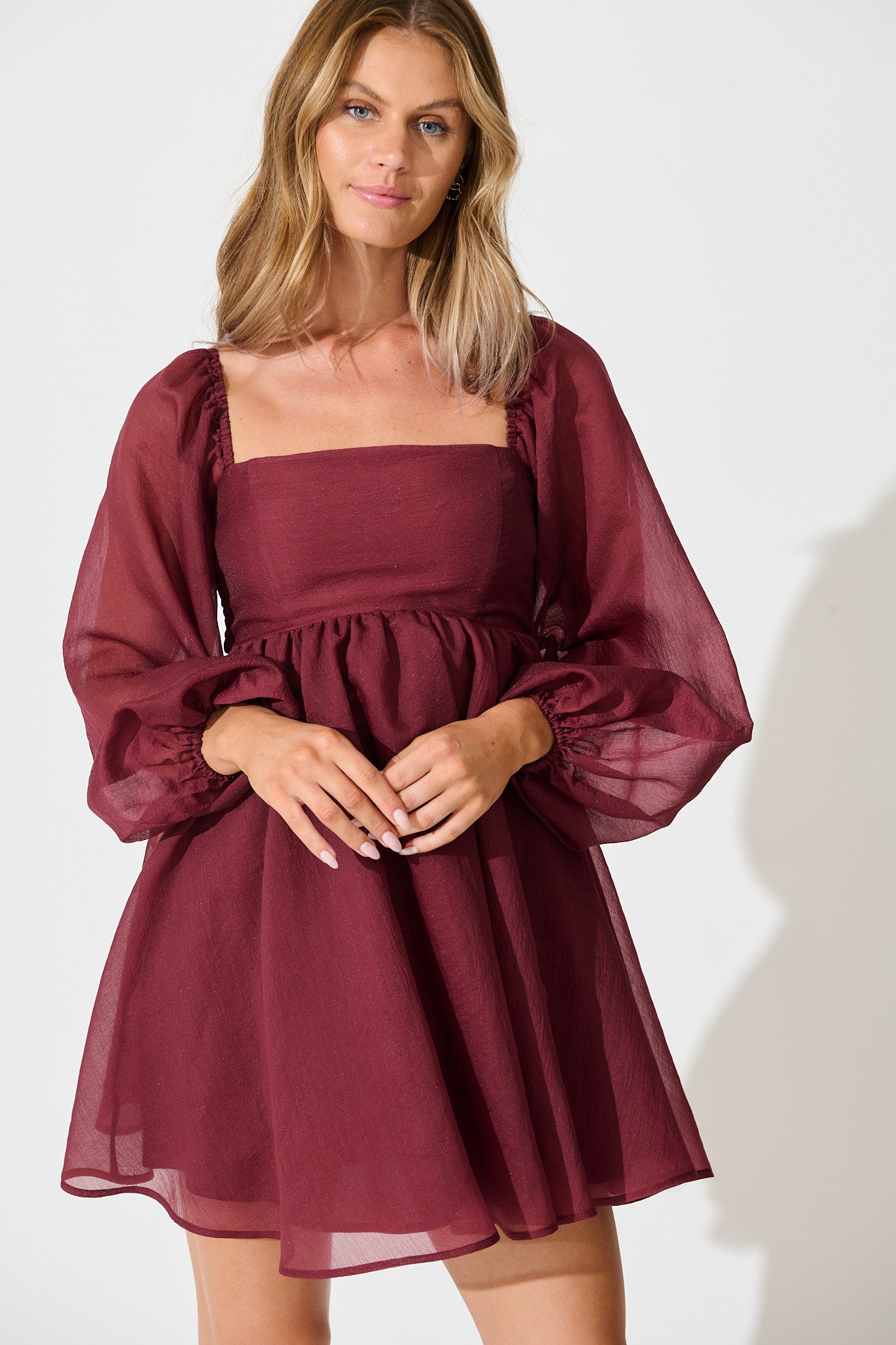 Seduction Dress in Wine