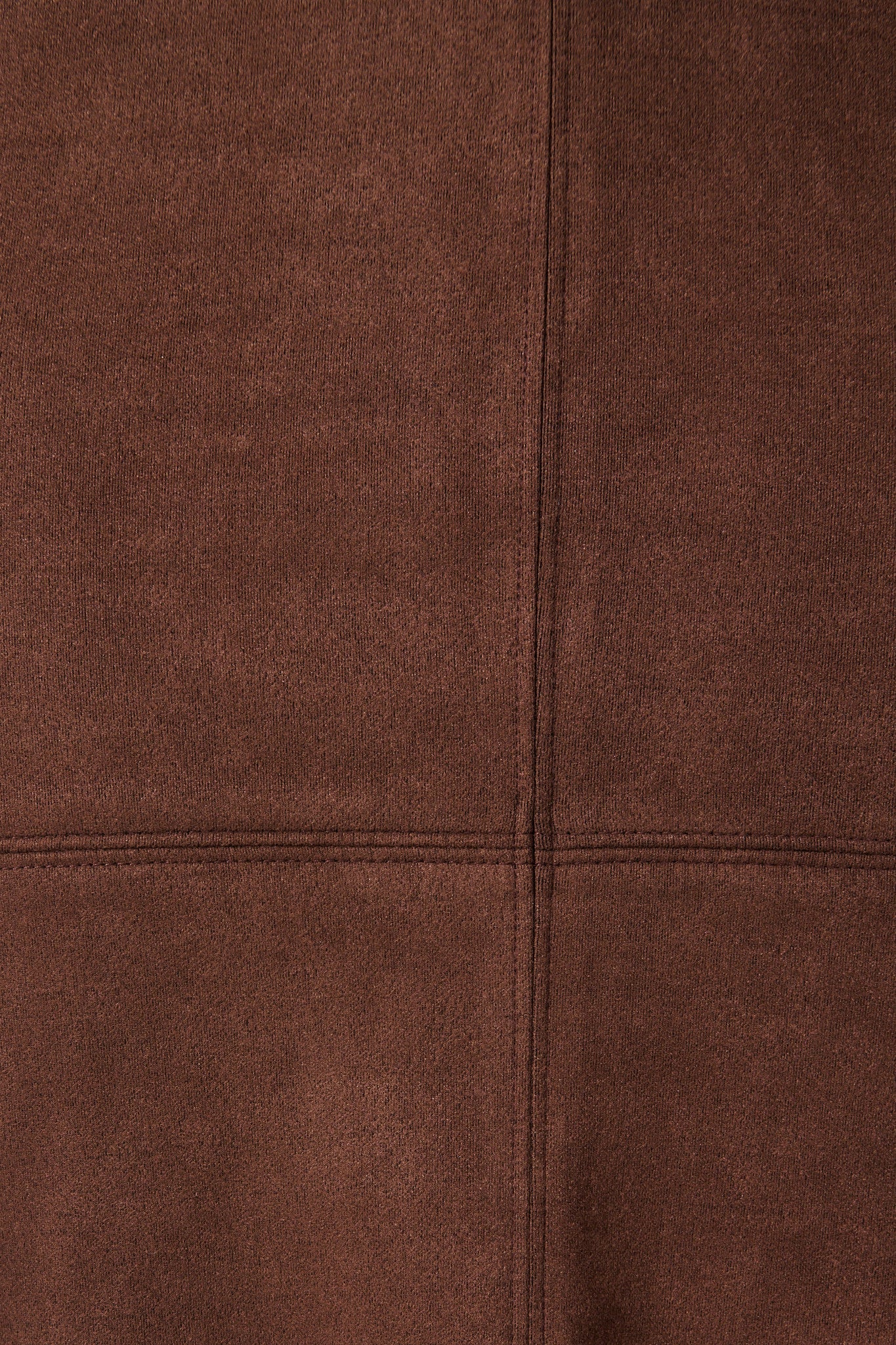 Hold Tight Midi Skirt in Brown Suedette