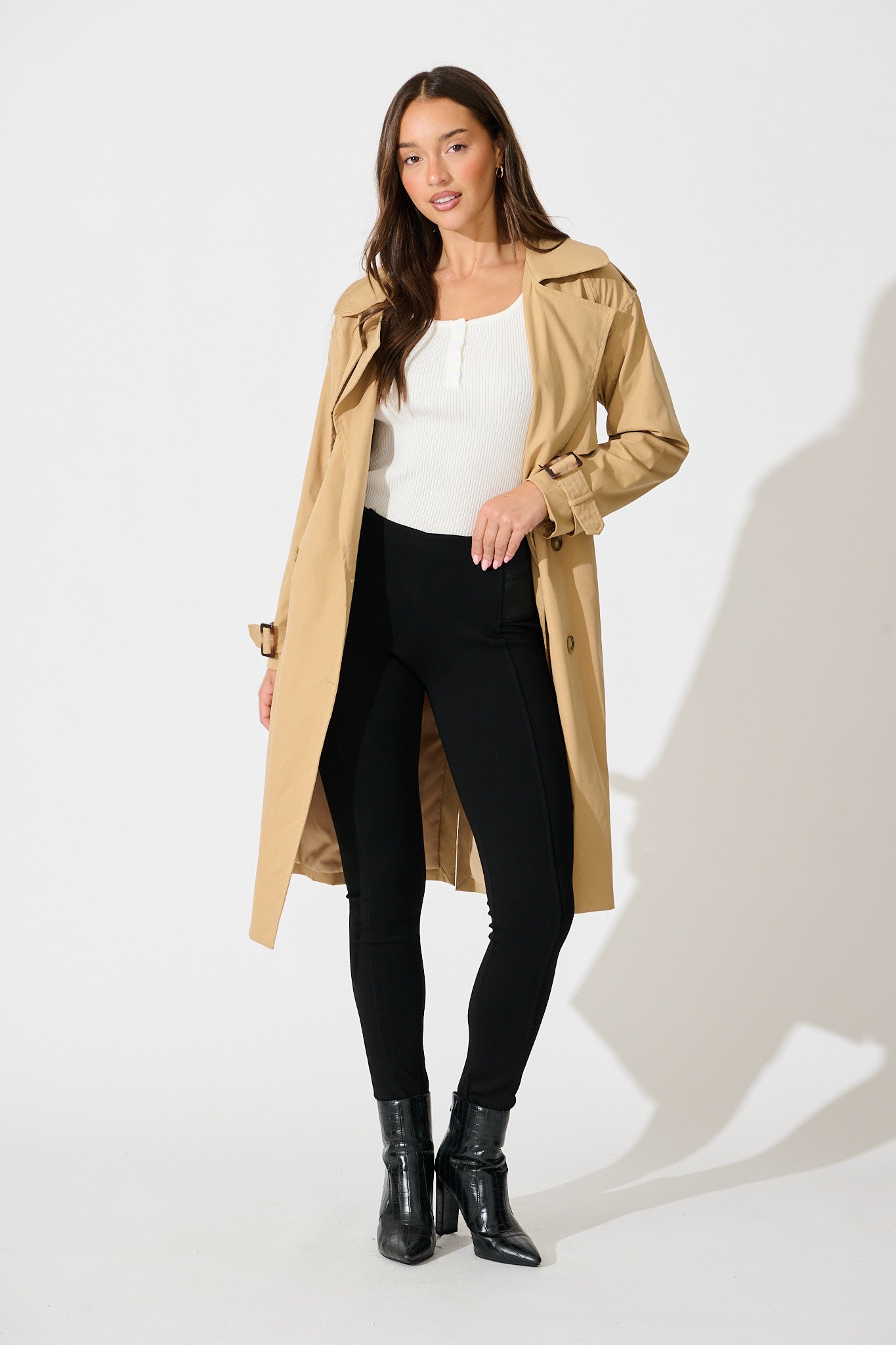 Edina Pant in Black Ponte