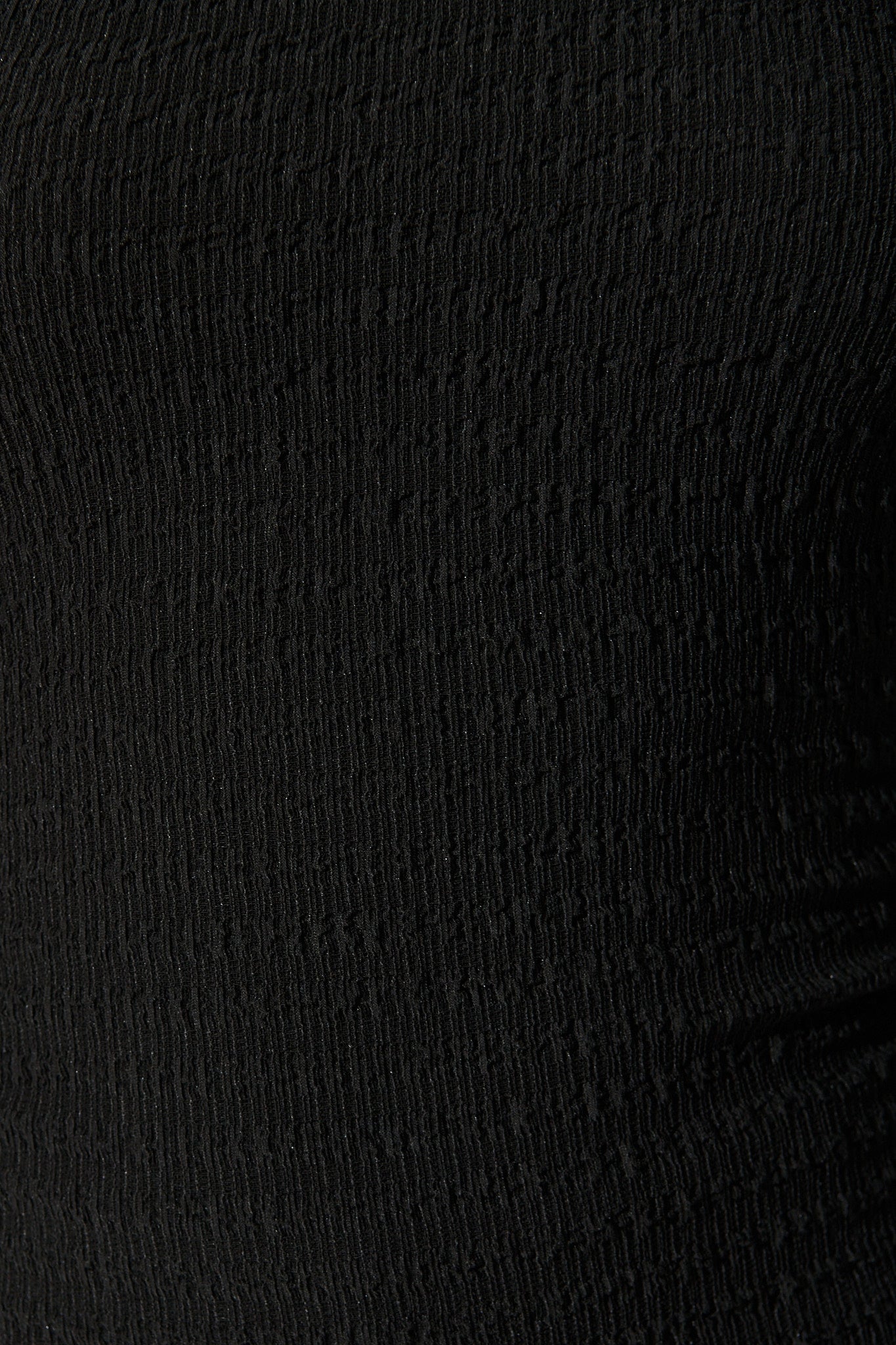 Alma Top in Black Textured Jersey