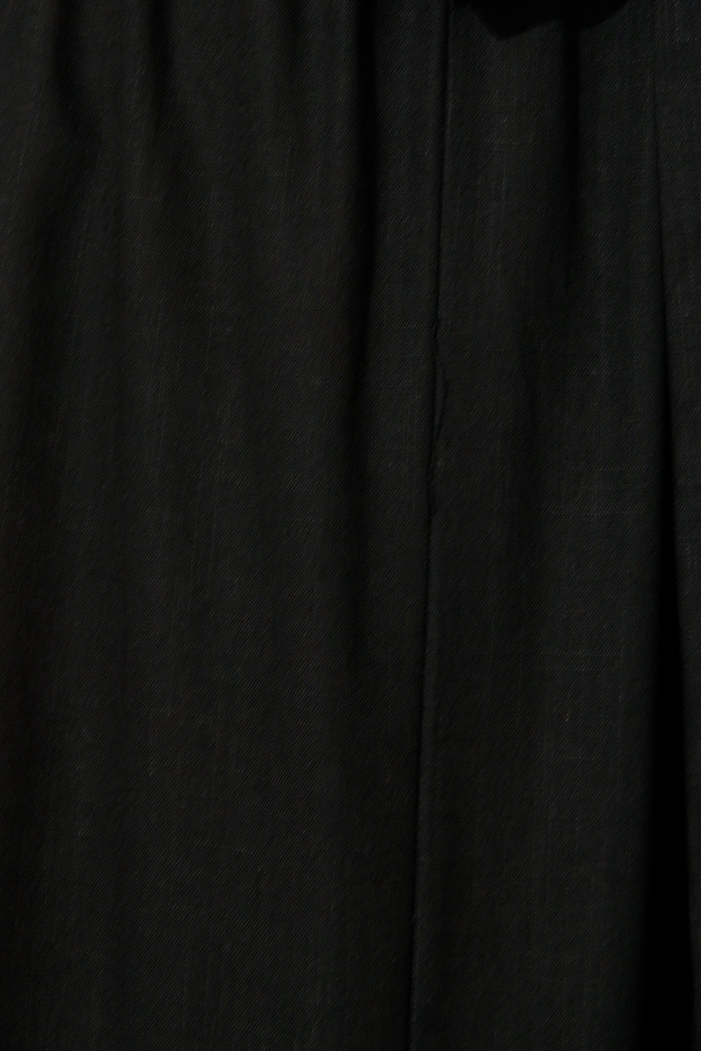 Matika Midi Dress in Black Linen Blend