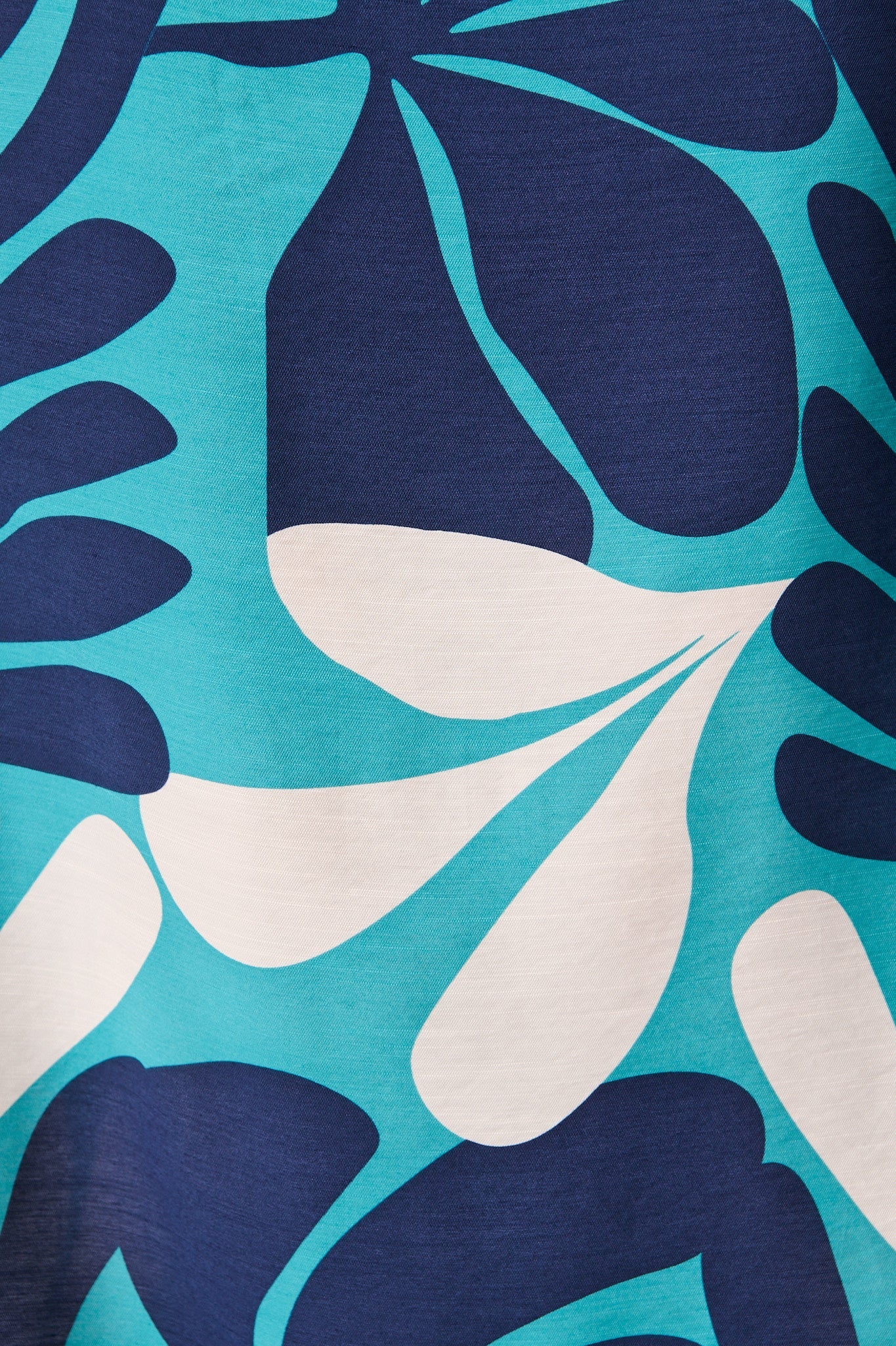 Allegra Maxi Dress in Multi Blue Print