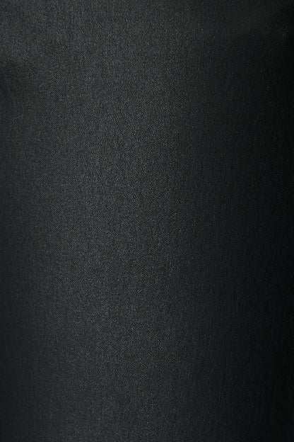 Natalie High Rise Straight Leg Pant in Black Wet Look