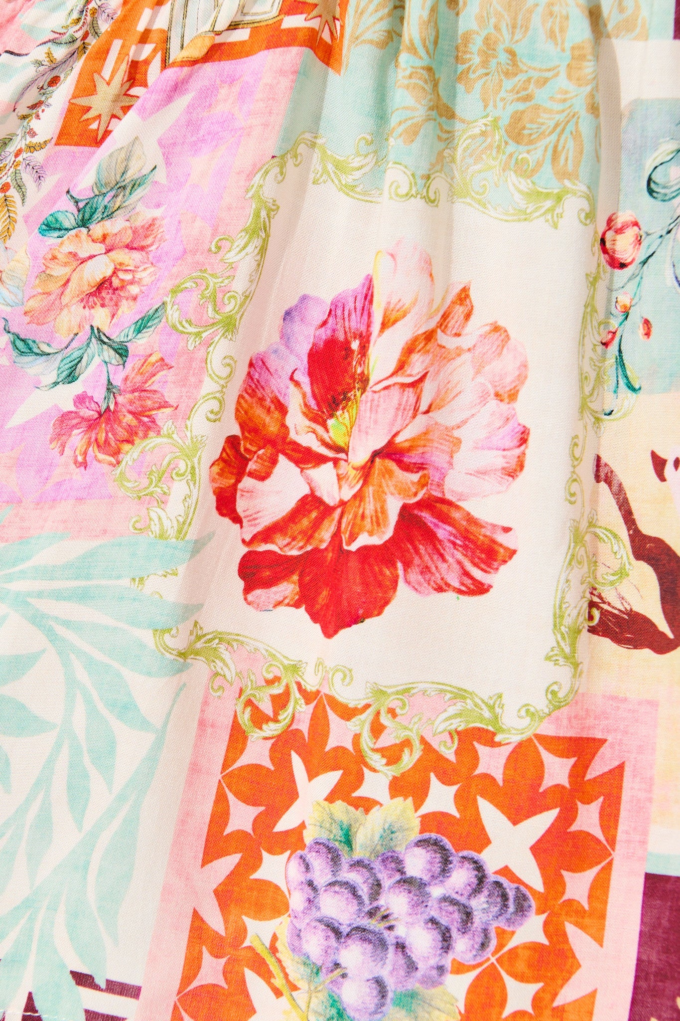 Veronique Dress in Multi Conversational Print