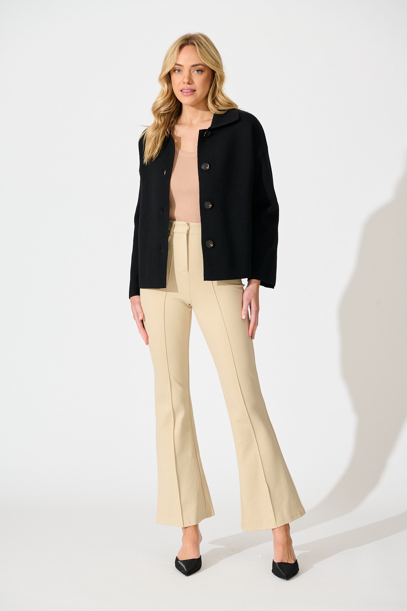 Lillian Knit Cardigan in Black