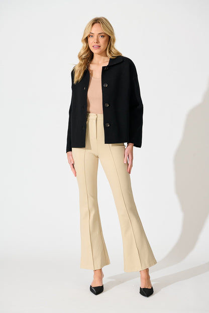 Lillian Knit Cardigan in Black