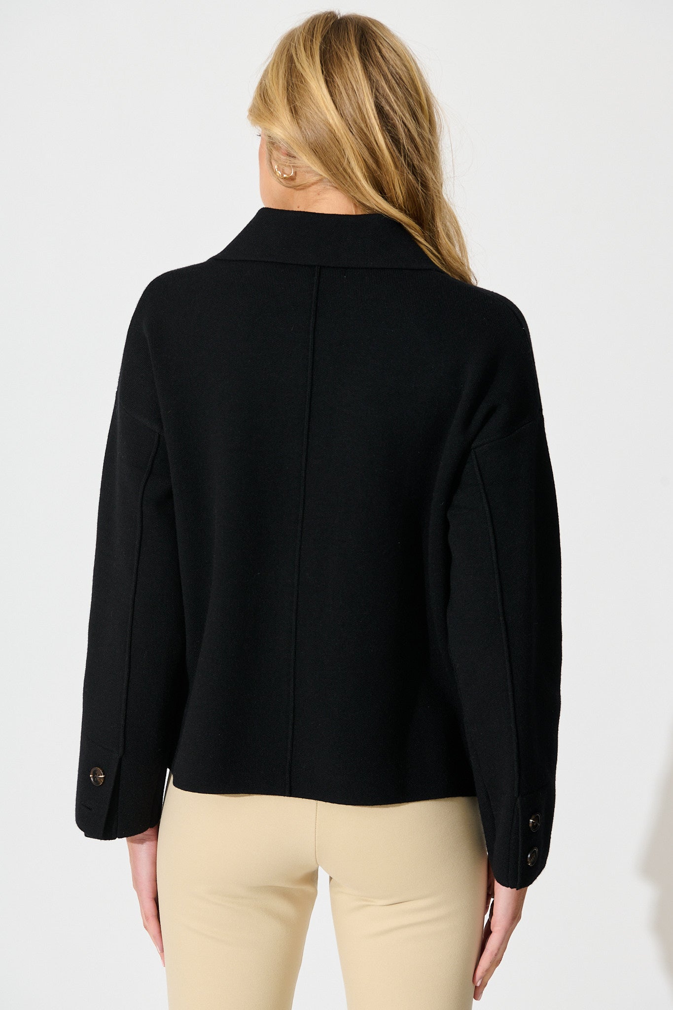 Lillian Knit Cardigan in Black