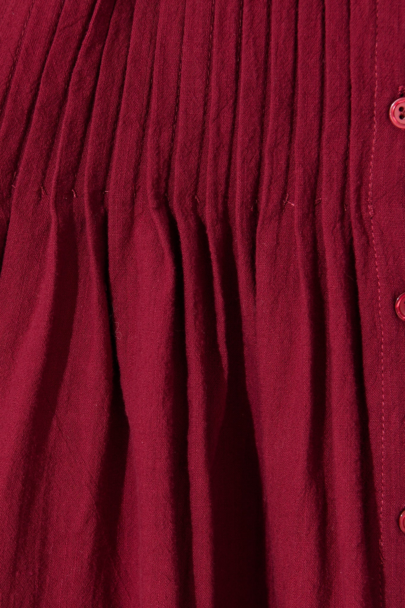 Tallulah Dress in Wine Linen Cotton Blend