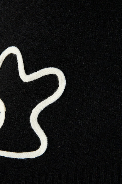 Endless wishes Knit in Black Wool Blend