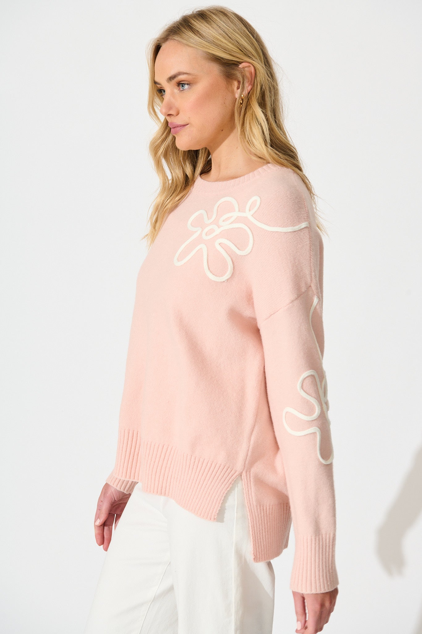 Endless Wishes Knit in Pink Wool Blend