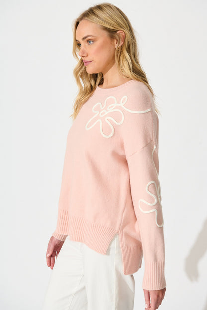 Endless Wishes Knit in Pink Wool Blend