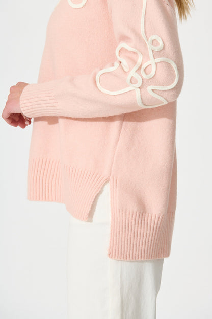 Endless Wishes Knit in Pink Wool Blend