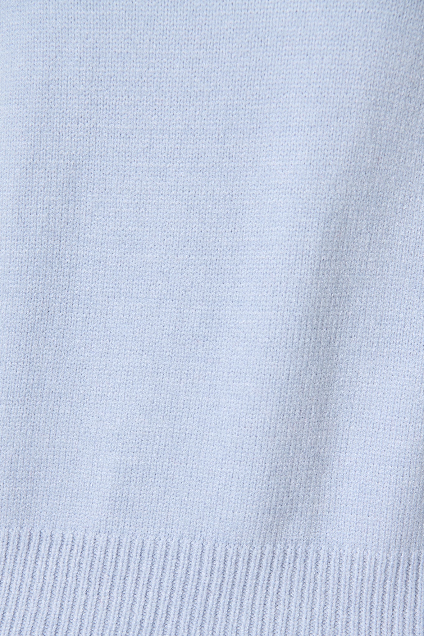 Love language Knit in Blue Wool Blend