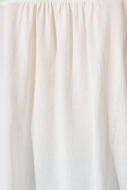 Cascades Top in White Linen Blend