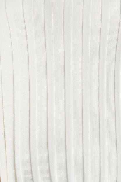 Echoes Knit Top in White