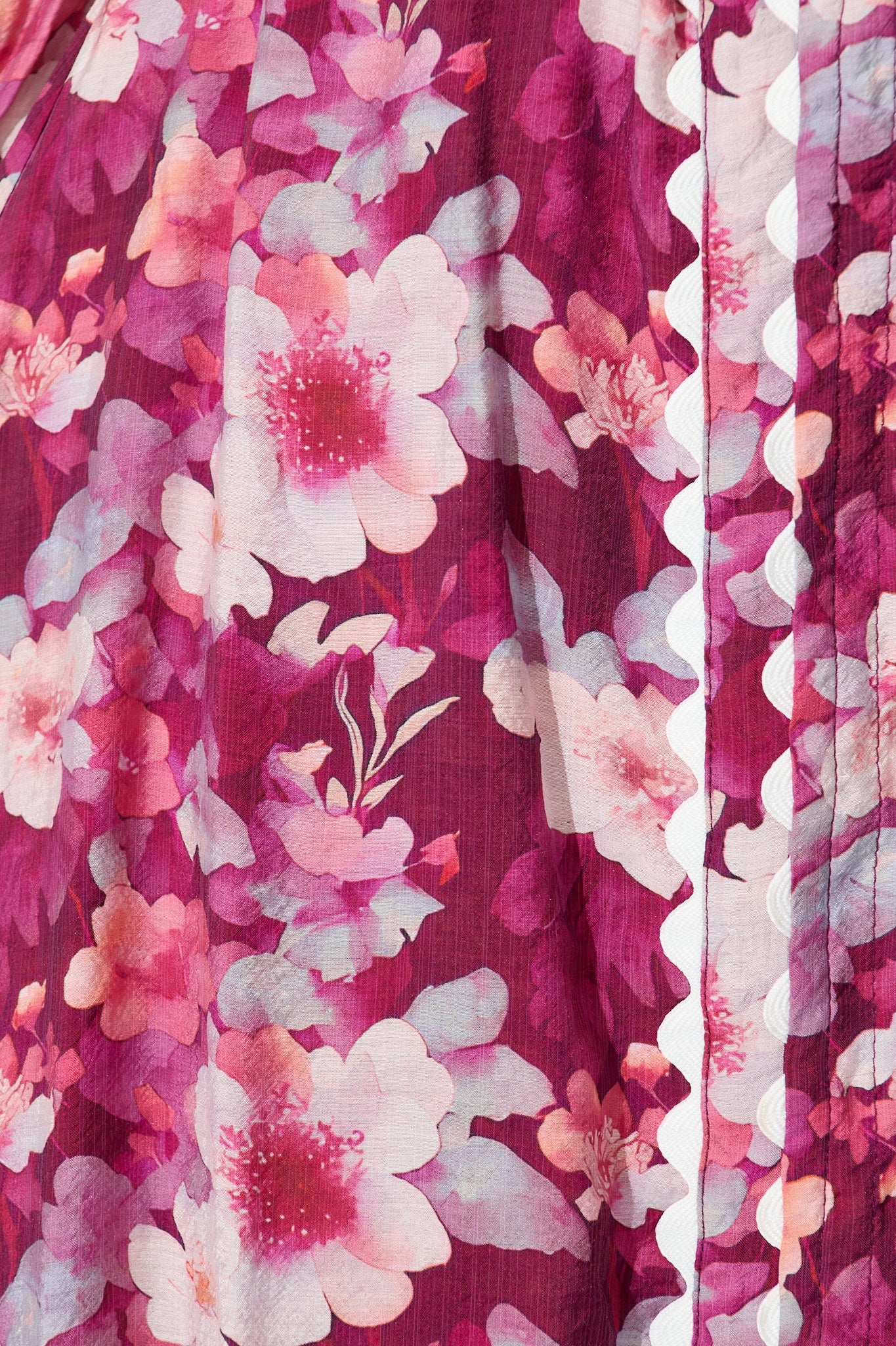 Dreamy Dusk Midi Shirt Dress in Plum Floral