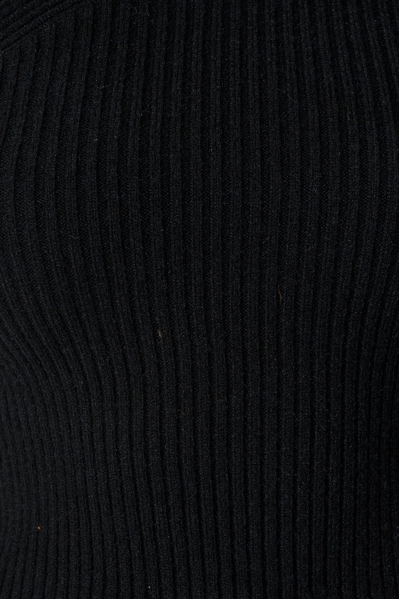 Kiss At Midnight Knit Top in Black